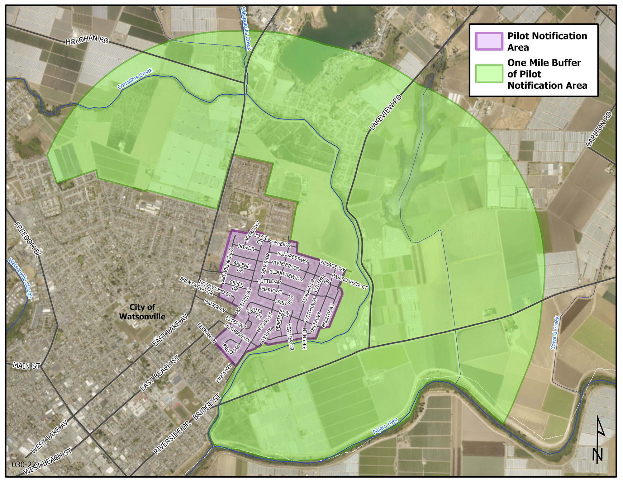 Pesticide Notification Map Image